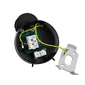 Deko-Light reading lamp CAN TILT ROUND BASE MIX'N MATCH 1/3 round, with switch, without shade, cardanic swivelling GU10 IP20, black 