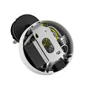 Læselampe CAN TILT ROUND USB BASE MIX'N MATCH 1/3 rund, med afbryder, uden skærm, med USB-opladningsfunktion