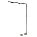 Standerlampe OFFICE THREE PRO MOTION up / down, med sensor, tunable white IP20, hvid aluminium dæmpbar