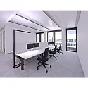 Deko-Light Standerlampe OFFICE THREE PRO MOTION up / down, med sensor, tunable white IP20, kulsort dæmpbar