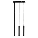 Pendel SLIM DIM 3-flammer, lang, UGR < 19 IP20, kulsort dæmpbar