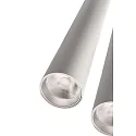 Deko-Light Pendel SLIM DIM 3-flammer, lang, UGR < 19 IP20, trafik hvid dæmpbar
