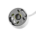 Deko-Light Pendel CAN 150 down, cylindrisk, direkte GU10 IP20, hvid