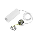 Deko-Light Pendel CAN 150 down, cylindrisk, direkte GU10 IP20, hvid