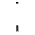 Deko-Light Pendel CAN 150 down, cylindrisk, direkte GU10 IP20, sort