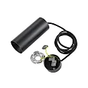 Deko-Light Pendel CAN 150 down, cylindrisk, direkte GU10 IP20, sort