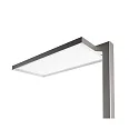 Deko-Light Standerlampe OFFICE ONE up / down, til VDU-arbejdsstation, dæmpbar IP20, satin, hvid, hvid aluminium dæmpbar