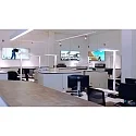 Deko-Light floor lamp OFFICE ONE MOTION up / down, for VDU workstation, dimmable, with motion detector, with brightness sensor IP20