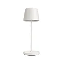 Batteri bordlampe CANIS MINI CCT Switch, med touch-dæmper, uden oplader IP65, mat, trafik hvid dæmpbar