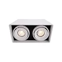 Deko-Light Loftlampe MONA II, 50W, 2x GU10, 220-240V, IP20, hvid