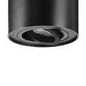 Kapego ceiling luminaire Bengala, 220-240V AC / 50-60Hz, GU10, 50W, aluminum, black