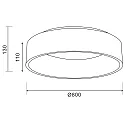 wall and ceiling luminaire SCULPTORIS 80 CCT DIM CCT Switch, set back IP20, mat, traffic white dimmable