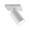 Loftlampe CAN TILT SQUARE 11CM 1-flamme, firkantet, kardanisk drejning GU10 IP20, hvid