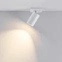 Loftlampe CAN TILT SQUARE 11CM 1-flamme, firkantet, kardanisk drejning GU10 IP20, hvid