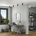 Deko-Light ceiling luminaire CAN TILT SQUARE 11CM 1 flame, square, cardanic swivelling GU10 IP20, black