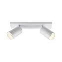 Loftlampe CAN TILT SQUARE 30.5CM 2-flammer, firkantet, kardanisk drejning GU10 IP20, hvid