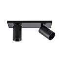 Deko-Light Loftlampe CAN TILT SQUARE 30.5CM 2-flammer, firkantet, kardanisk drejning GU10 IP20, sort
