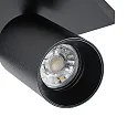 Deko-Light Loftlampe CAN TILT SQUARE 30.5CM 2-flammer, firkantet, kardanisk drejning GU10 IP20, sort