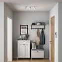 Loftlampe CAN TILT SQUARE 48CM 3-flammer, firkantet, kardanisk drejning GU10 IP20, hvid