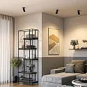 Deko-Light Loftlampe CAN TILT ROUND Ø 8CM 1-flamme, rund, kardanisk drejning GU10 IP20, sort
