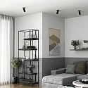 Deko-Light Loftlampe CAN TILT ROUND Ø 8CM 1-flamme, rund, kardanisk drejning GU10 IP20, sort
