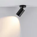 Loftlampe CAN TILT ROUND Ø 8CM 1-flamme, rund, kardanisk drejning GU10 IP20, sort