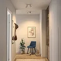 Loftlampe CAN TILT ROUND Ø 20CM 2-flammer, rund, kardanisk drejning GU10 IP20, hvid