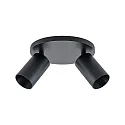 Deko-Light Loftlampe CAN TILT ROUND Ø 20CM 2-flammer, rund, kardanisk drejning GU10 IP20, sort