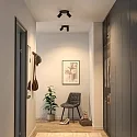 Deko-Light Loftlampe CAN TILT ROUND Ø 20CM 2-flammer, rund, kardanisk drejning GU10 IP20, sort