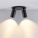 Deko-Light Loftlampe CAN TILT ROUND Ø 20CM 2-flammer, rund, kardanisk drejning GU10 IP20, sort