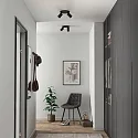 Deko-Light Loftlampe CAN TILT ROUND Ø 20CM 2-flammer, rund, kardanisk drejning GU10 IP20, sort