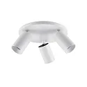 Loftlampe CAN TILT ROUND Ø 25CM 3-flammer, rund, kardanisk drejning GU10 IP20, hvid
