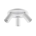 Loftlampe CAN TILT ROUND Ø 25CM 3-flammer, rund, kardanisk drejning GU10 IP20, hvid