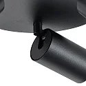 Deko-Light ceiling luminaire CAN TILT ROUND Ø 25CM 3 flames, round, cardanic swivelling GU10 IP20, black