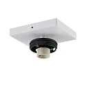 ceiling luminaire CAN TILT SQUARE BASE 11CM MIX'N MATCH 1/3 1 flame, square, without shade, cardanic swivelling GU10 IP20, white