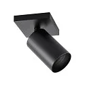 Deko-Light Loftlampe CAN TILT SQUARE BASE 11CM MIX'N MATCH 1/3 1-flamme, firkantet, uden skærm, kardanisk drejning GU10 IP20, sort