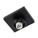 Deko-Light Loftlampe CAN TILT SQUARE BASE 11CM MIX'N MATCH 1/3 1-flamme, firkantet, uden skærm, kardanisk drejning GU10 IP20, sort