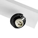 ceiling luminaire CAN TILT SQUARE BASE 30.5CM MIX'N MATCH 1/3 2 flames, square, without shade, cardanic swivelling GU10 IP20