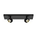 ceiling luminaire CAN TILT SQUARE BASE 30.5CM MIX'N MATCH 1/3 2 flames, square, without shade, cardanic swivelling GU10 IP20
