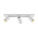 Loftlampe CAN TILT SQUARE BASE 48CM MIX'N MATCH 1/3 3-flammer, firkantet, uden skærm, kardanisk drejning GU10 IP20, hvid