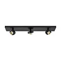 ceiling luminaire CAN TILT SQUARE BASE 48CM MIX'N MATCH 1/3 3 flames, square, without shade, cardanic swivelling GU10 IP20