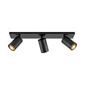 Deko-Light ceiling luminaire CAN TILT SQUARE BASE 48CM MIX'N MATCH 1/3 3 flames, square, without shade, cardanic swivelling GU10 IP20