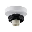 Deko-Light ceiling luminaire CAN TILT ROUND BASE Ø 8CM MIX‘N MATCH 1 flame, round, without shade, cardanic swivelling GU10 IP20, white