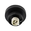 Deko-Light ceiling luminaire CAN TILT ROUND BASE Ø 8CM MIX‘N MATCH 1 flame, round, without shade, cardanic swivelling GU10 IP20, black