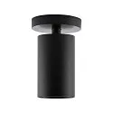 Deko-Light ceiling luminaire CAN TILT ROUND BASE Ø 8CM MIX‘N MATCH 1 flame, round, without shade, cardanic swivelling GU10 IP20, black