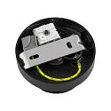 Deko-Light ceiling luminaire CAN TILT ROUND BASE Ø 8CM MIX‘N MATCH 1 flame, round, without shade, cardanic swivelling GU10 IP20, black