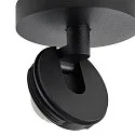 Deko-Light ceiling luminaire CAN TILT ROUND BASE Ø 8CM MIX‘N MATCH 1 flame, round, without shade, cardanic swivelling GU10 IP20, black