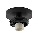 Deko-Light ceiling luminaire CAN TILT ROUND BASE Ø 8CM MIX‘N MATCH 1 flame, round, without shade, cardanic swivelling GU10 IP20, black