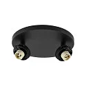 ceiling luminaire CAN TILT ROUND BASE Ø 20CM MIX‘N MATCH 2 flames, round, without shade, cardanic swivelling GU10 IP20, black