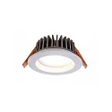 LED Loftindbygningslampe COB 95 rund, 13W, strøm konstant, 34,8V DC, 350mA, 3000K, hvid